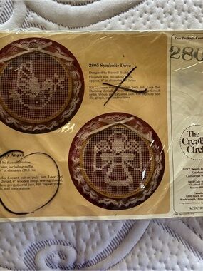 The Creative Circle Lacework Wall Art Kit - Lacy Angel